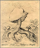 "An Excrescence" by James Gillray