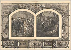 Thomas Nast New Year's Day January 2, 1864