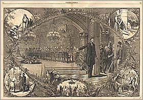 Thomas Nast The Union Christmas Dinner  December 31, 1864