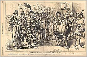 Thomas Nast Our Modern Falstaff November 5, 1870