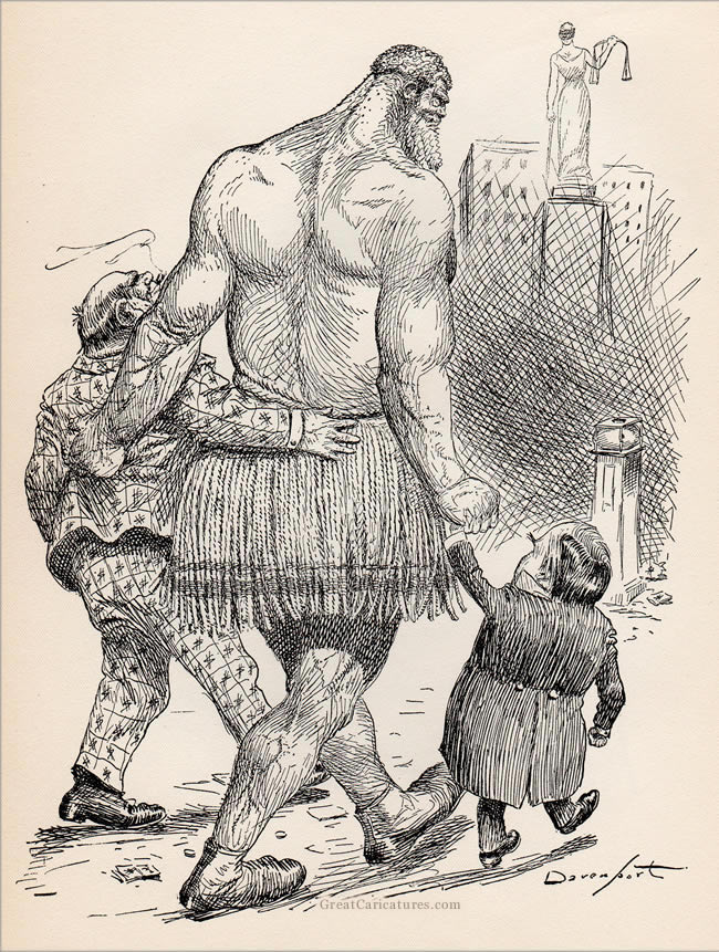 In the Shadow of Danger by Homer Davenport